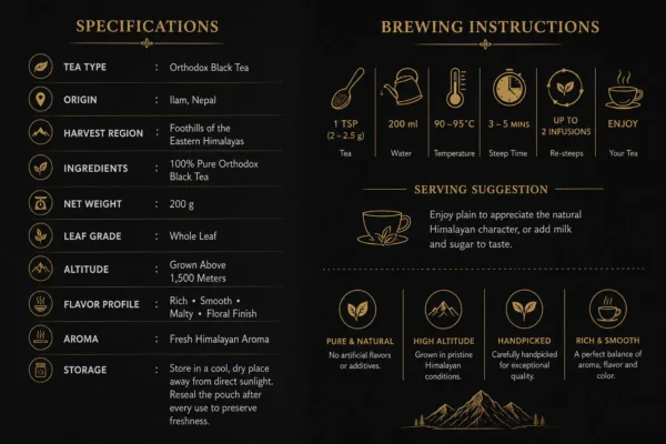 Royal Highland Black Orthodox Tea